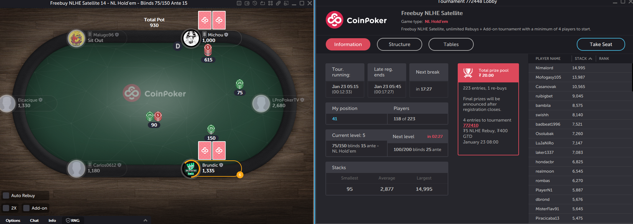 코인포커 디파짓 없이 프리롤 토너로 뱅크롤 만드는 방법 COINPOKER FREEROLL - 포커친구 - 텍사스홀덤 오마하 포커  자유게시판 - 포커친구